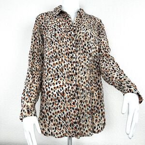 Pilcro Anthropologie The Romy Relaxed Button Down Shirt Blouse